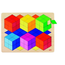 Goki Kockák 3 D puzzle, GOKI GK57664 puzzle, kirakós