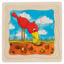 Goki Réteges forma puzzle puzzle, kirakós