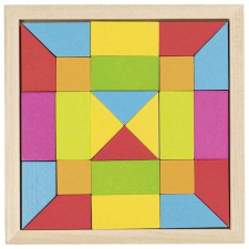 Goki Színes mozaik puzzle logikai játék