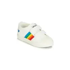 Gola Rövid szárú edzőcipők COASTER RAINBOW VELCRO Fehér 29 gyerek cipő