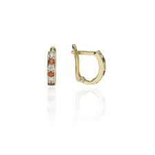 Gold earrings for ladies - 14 karátos arany bébi fülbevaló Francia patentzárral fülbevaló