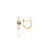 Gold earrings for ladies AU55561 - 14 karátos arany női fülbevaló Francia patentzárral
