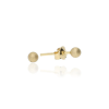 Gold earrings for ladies AU66726 - 14 karátos arany női beszúrós fülbevaló