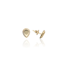 Gold earrings for ladies AU67142 - 14 karátos arany női beszúrós fülbevaló fülbevaló