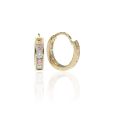 Gold earrings for ladies AU77744 - 14 karátos arany fülbevaló fülbevaló