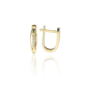 Gold earrings for ladies AU78654 - 14 karátos arany fülbevaló
