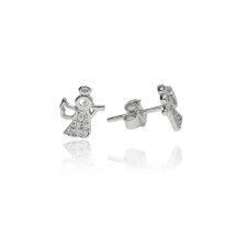 Gold earrings for ladies AU80522 - 14 karátos arany női beszúrós fülbevaló fülbevaló
