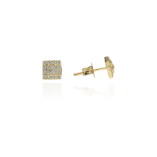 Gold earrings for ladies AU82507 - 14 karátos arany női beszúrós fülbevaló pár fülbevaló