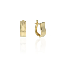Gold earrings for ladies AU83724 - 14 karátos arany női fülbevaló Francia patentzárral fülbevaló