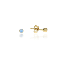 Gold earrings for ladies AU84368 - 14 karátos arany beszúrós fülbevaló fülbevaló