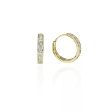 Gold earrings for ladies AU84494 - 14 karátos arany gyerek fülbevaló fülbevaló