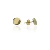 Gold earrings for ladies AU84653 - 14 karátos arany beszúrós fülbevaló