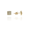 Gold earrings for ladies AU84665 - 14 karátos arany beszúrós fülbevaló