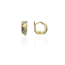 Gold earrings for ladies AU85605 - 14 karátos arany női fülbevaló Francia patentzárral fülbevaló