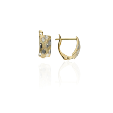 Gold earrings for ladies AU85612 - 14 karátos arany női fülbevaló Francia patentzárral fülbevaló
