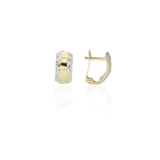 Gold earrings for ladies AU86352 - 14 karátos arany női fülbevaló Francia patentzárral fülbevaló