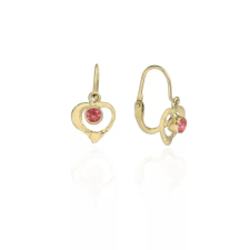 Gold earrings for ladies AU86916 - 14 karátos arany fülbevaló elöl kapcsolódó zárral fülbevaló