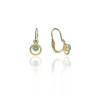 Gold earrings for ladies AU86917 - 14 karátos arany fülbevaló elöl kapcsolódó zárral