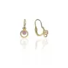 Gold earrings for ladies AU86924 - 14 karátos arany fülbevaló elöl kapcsolódó zárral
