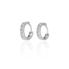 Gold earrings for ladies AU87389 - 14 K fehér arany fülbevaló