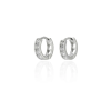 Gold earrings for ladies AU87390 - 14 K fehér arany fülbevaló
