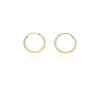 Gold earrings for ladies AU87450 - 14 K sárga arany fülbevaló