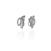Gold earrings for ladies AU87453 - 14 K fehér arany fülbevaló