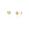 Gold earrings for ladies AU87477 - 14 K sárga arany fülbevaló