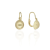 Gold earrings for ladies AU87803 - 14 K arany lencse fülbevaló
