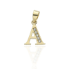 Gold letter pendants 14 K arany A Betű medál - AU-XS1-A-50
