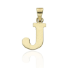 Gold letter pendants 14 K arany J Betű medál - AU-XS2-J-50