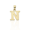 Gold letter pendants 14 K arany N Betű medál - AU-XS2-N-60