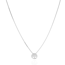 Gold necklaces - 14 karátos arany nyaklánc életfa medállal Hossz: 42+3 cm nyaklánc