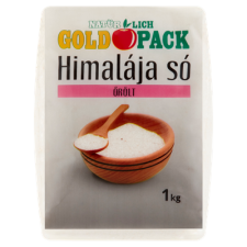 Gold Pack himalája só őrölt 1000 g alapvető élelmiszer