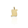 Gold pendants AU86961 - 14 karátos arany gravírozható lap medál