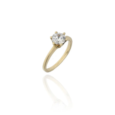 Gold rings AU69632 - 14 karátos női arany eljegyzési gyűrű Méret: 50 gyűrű