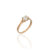 Gold rings AU73258 - 14 karátos női arany eljegyzési gyűrű Méret: 51
