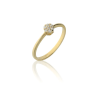 Gold rings AU79597 - 14 karátos női arany eljegyzési gyűrű Méret: 53