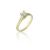 Gold rings AU79598 - 14 karátos női arany eljegyzési gyűrű Méret: 49