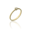 Gold rings AU79940 - 14 karátos női arany eljegyzési gyűrű Méret: 53