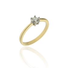 Gold rings AU83104 - 14 karátos női arany eljegyzési gyűrű Méret: 50 gyűrű
