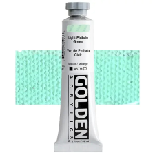  Golden Acrylics Heavy Body akrilfesték, 59 ml - 1578,  light phthalo green akrilfesték