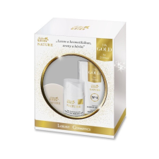 Golden GREEN Nature 24K Gold Díszcsomag Peeling + Arckrém + Maszk kozmetikai ajándékcsomag