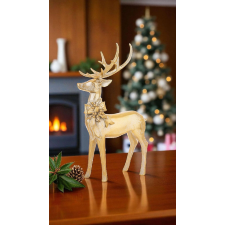  Golden Majesty – Christmas Reindeer Statue II. karácsonyi dekoráció