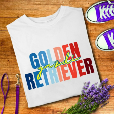 Golden retriever gazdi férfi póló férfi póló