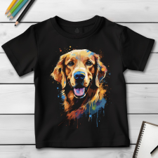  Golden Retriever póló (Gyerek)(Színes 2) gyerek póló