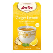 Golden Temple BIO Citromos gyömbér tea 17x1,8g Yogi Ginger Lemon reform élelmiszer