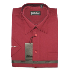  Goldenland rövidujjú ing - Bordó férfi ing