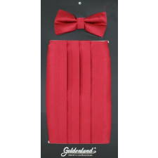 Goldenland Spanyolöv-csokornyakkendő szett - Piros nyakkendő