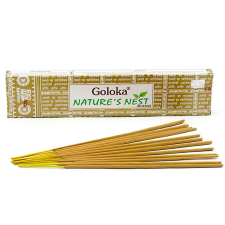 Goloka Nature&#039;s Nest (Őstermészet) Indiai Füstölő (15db) füstölő